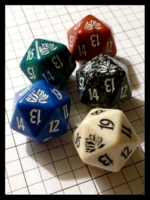 Dice : Dice - CDG - MTG - Life Counter Lotus group of 5 - Variety Jul 2012